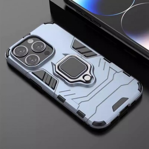 Shockproof Armor Case For iPhone Ring Holder Stand Phone Back Cover